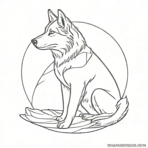 Husky Dog Named Winter