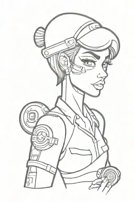 Cartoon Piston Female