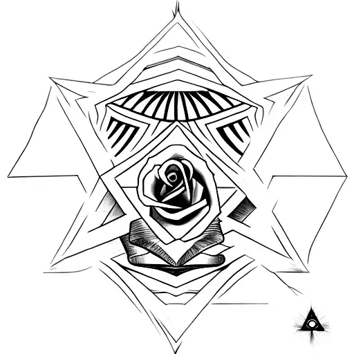 Illuminati With Rose