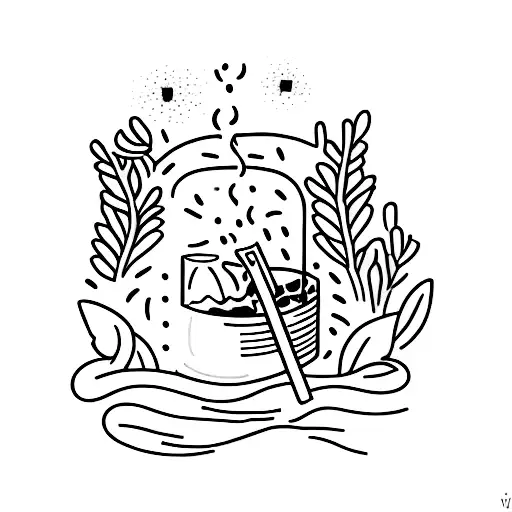 Friends Enjoying A Gin Tonic At A Festival