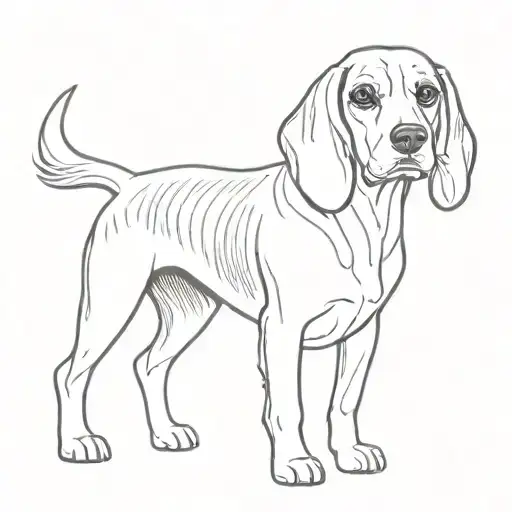 Fineline Beagle Dog