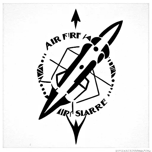 Air Force Symbol With 1988 And 2018