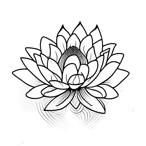 Realistic Lotus Flower