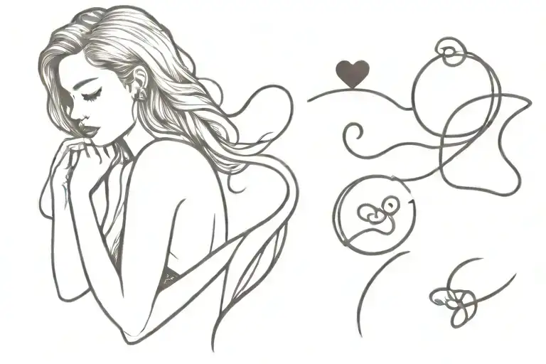 Cute Girl Love Symbol