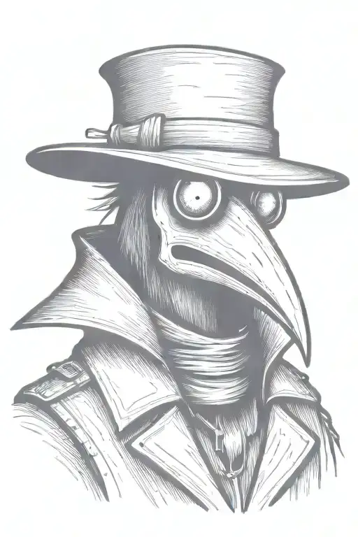 Simple Grafitti Style Plague Doctor
