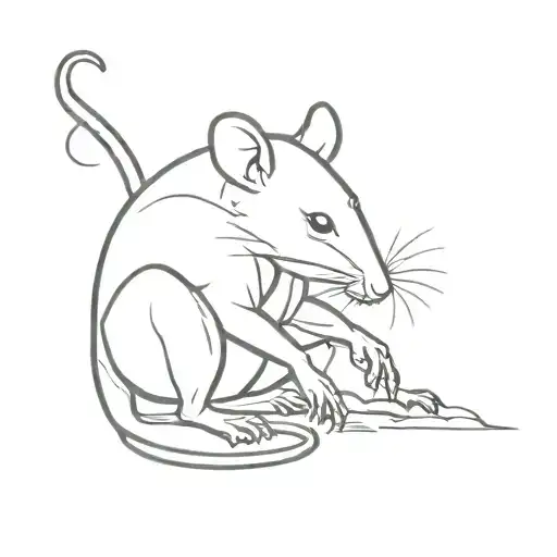 Basic Imagery Rat Around Knee Cap