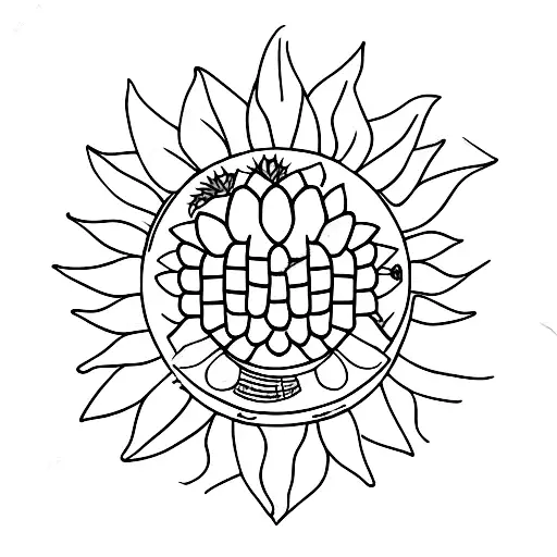 Sunflower Ufo Dachshund