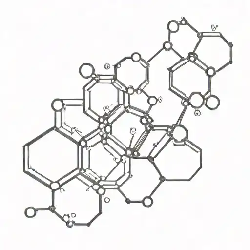 Chemical Structure Of A Molecule That Represents Friendship
