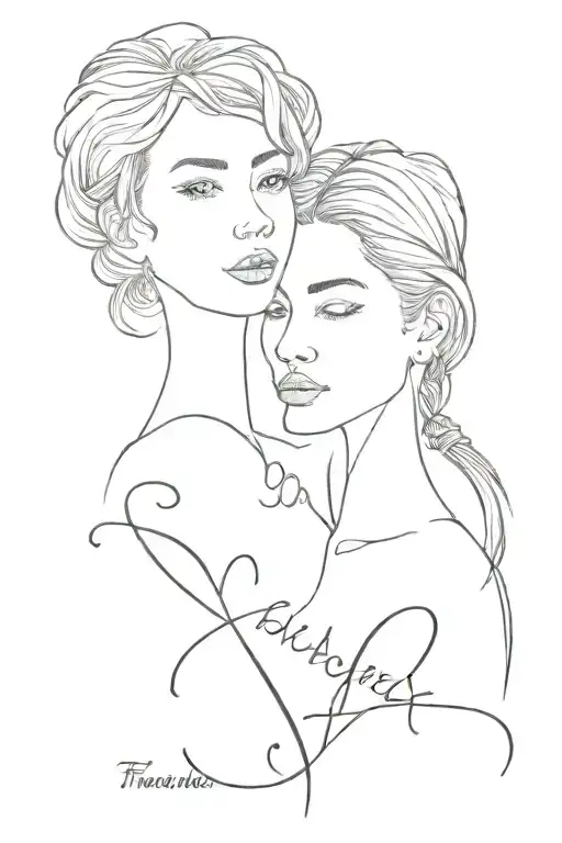 Son And Daughter Name Written Inside