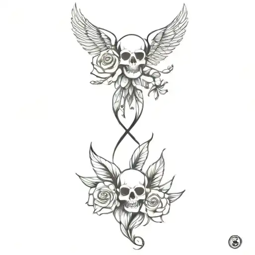 Skulls And Roses On Phoenix