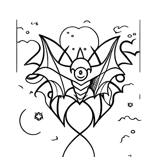 A Bat With A Mermaid Tail Instead Of Hind Legs