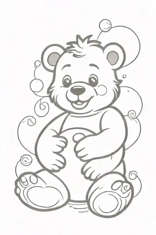 Bedtime Bear Care Bear Holding