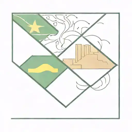 Brazilian Flag And Australia Flag Together Representing The Client's Love