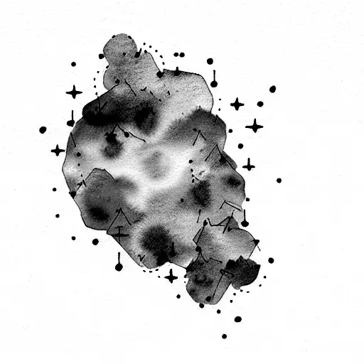 Orion Constellation Watercolor