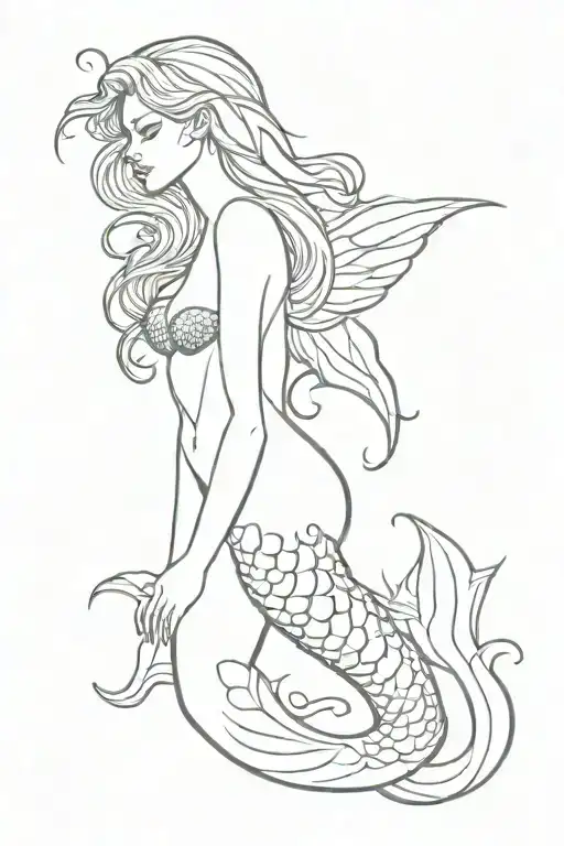 Cause Mermaid With Wings