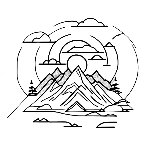 Mountain Trees Serving Cunt