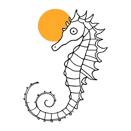 Sun And Seahorse