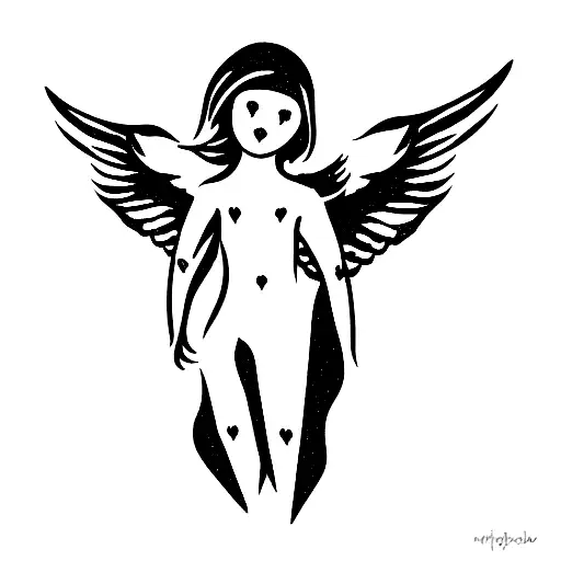 Rising Angel Holding Hope