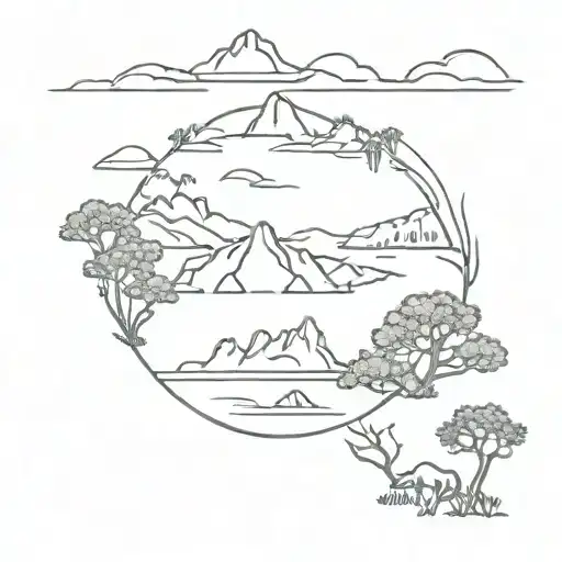 Oakland Tahoe Monterey And Greece Nature Scene Inspired