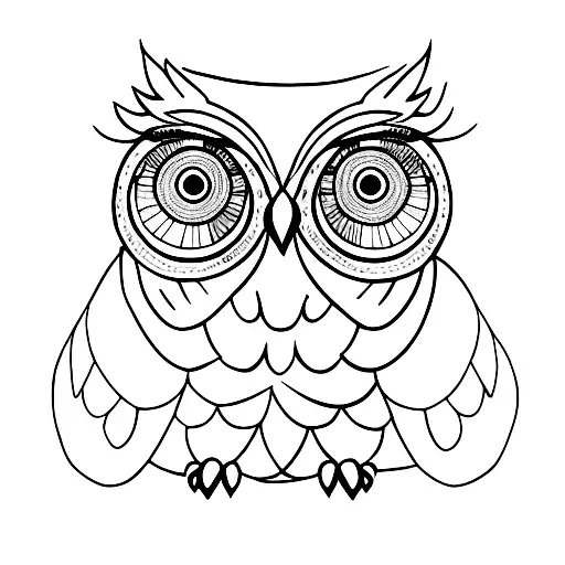 Wisdom Madala With Small Owl Incorporated