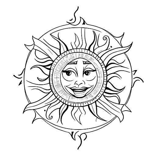 Sun From Tangled Movie And Gemini Sign Combined