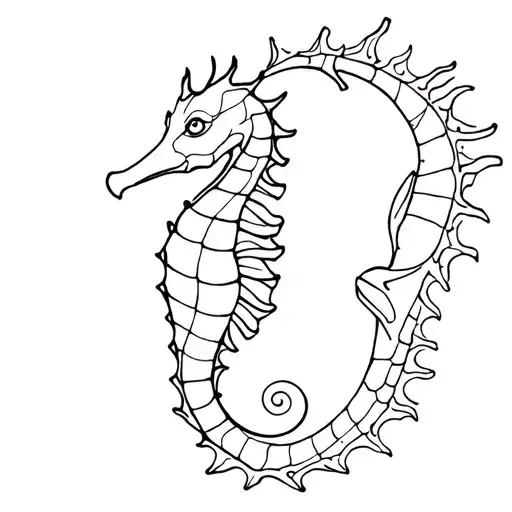 Sea Horse And Poison Bottle