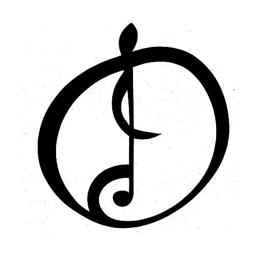 Music Note And Heart