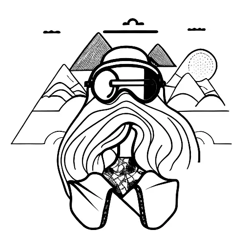 Mountains Biker Female Solo Traveller