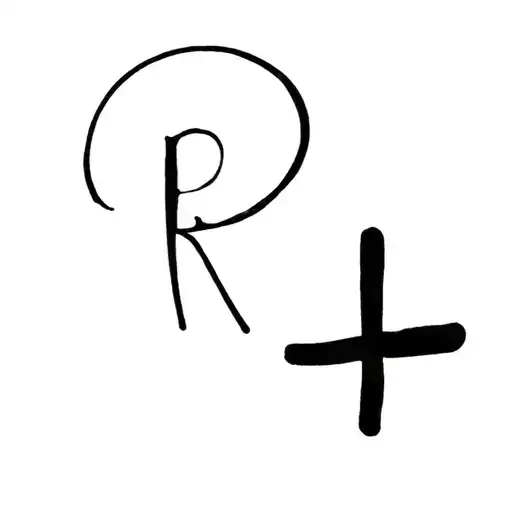 Semicolon With A R And A Cross