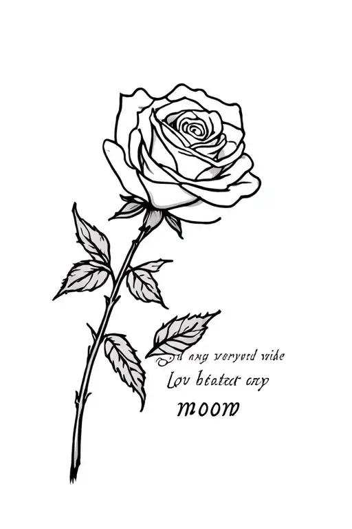 Rose With Rod And Writing Mom