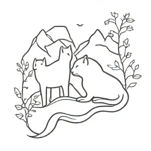 Cats In Norway Nature