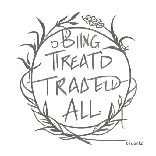 Latin Quote About Being Treated How You Want To Be Treated And Peace For All