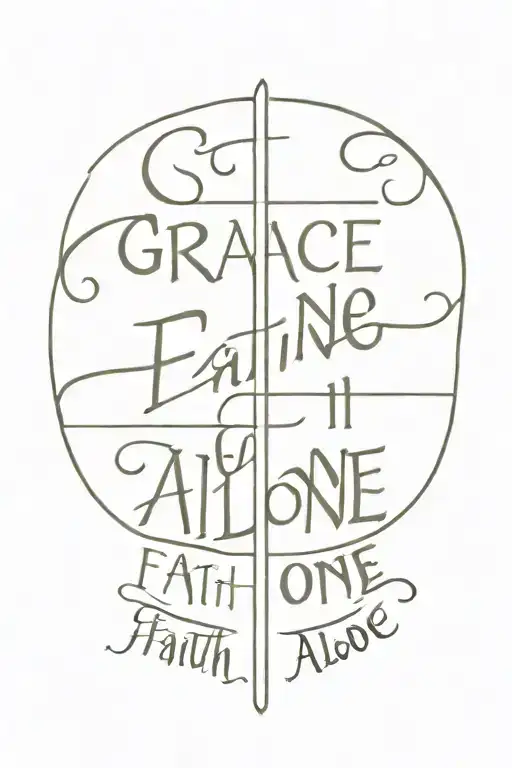 Grace Alone Faith Alone Christ Alone