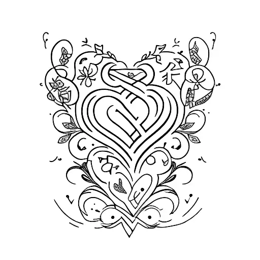 Love Declaration Letter W