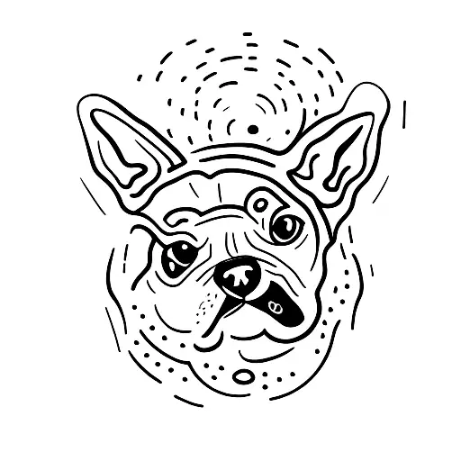 Small Dog Chasing After Ball