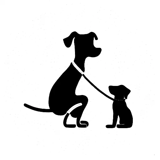 Bagpacker With His Dog