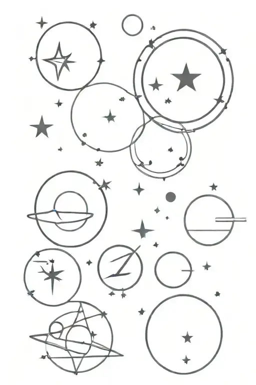 Moons Stars Nature Witchcraft Planets Orbiting