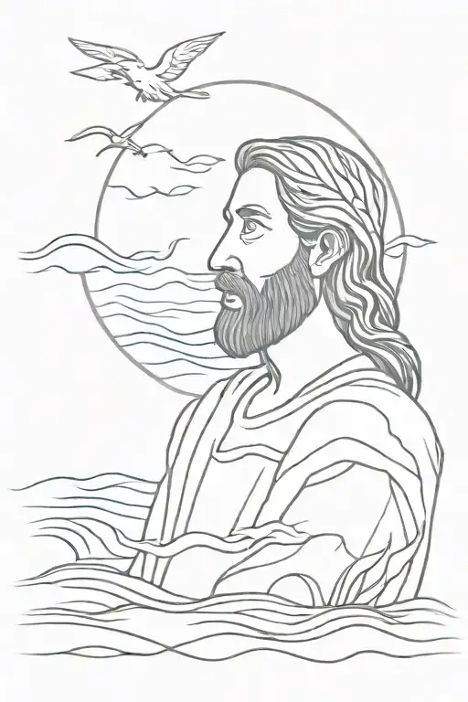 Jesus Calm Ocean