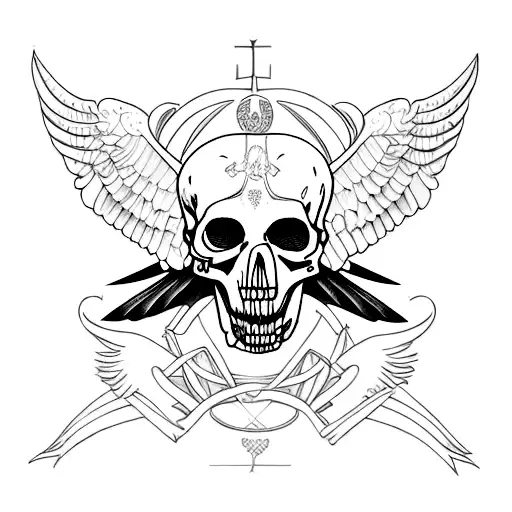 Raven With The Words Memento Mori