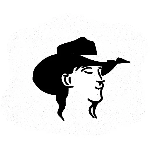 Jellybean Wearing A Cowboy Hat