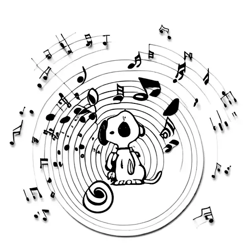 Snoopy With Music Disc