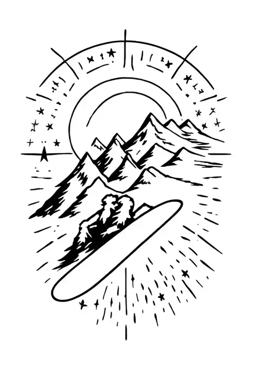 Sagittarius Snowboard Sun Mountain Family Freedom