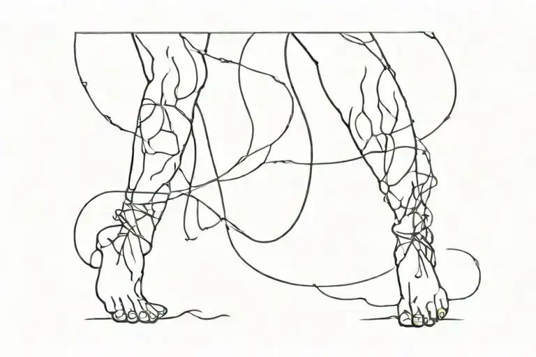 Fire Skipping Rope Cracked Leg Bone