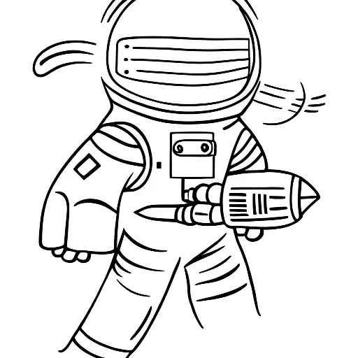 Rocket Man Astronaut