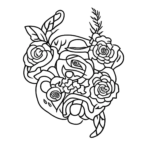 Country Tattoo For Leg