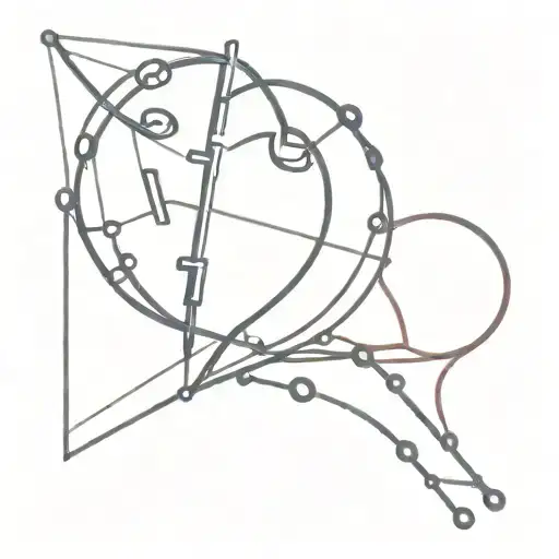 Number 7 And Dna Heart Shaped Design Symbolizing Love