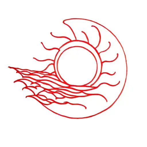 Red Sun Waves