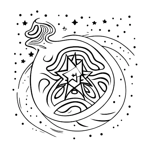 A Psilocybin Mushroom Shoots A Star From A Bow