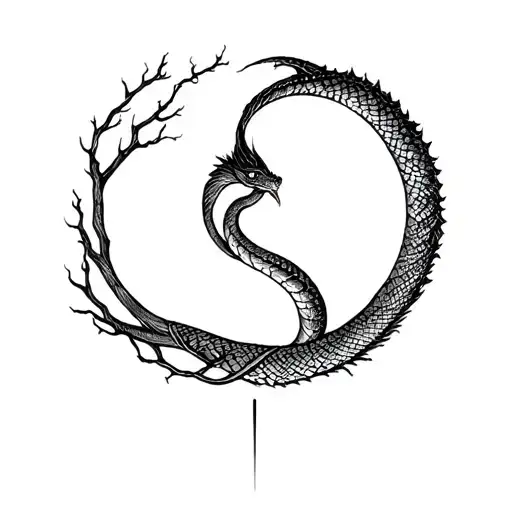 The World Tree The Ouroboros Framework Jormungandr Snake