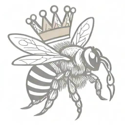 Queen Bee With Crown